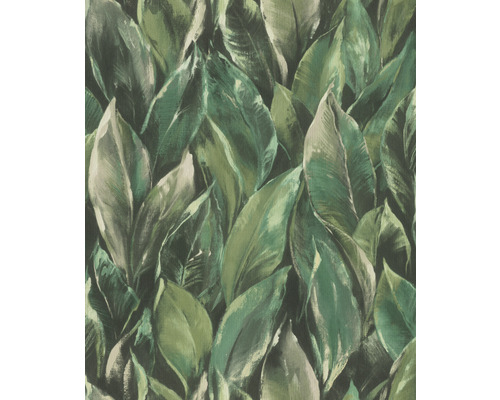 Tapet vlies 537345 Curiosity model frunze verde 10,05x0,53 m Tapet cu model de frunze