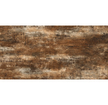 Gresie exterior / interior porțelanată Decay Brown Metal rectificată 60x120 cm