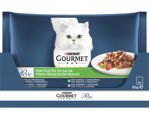 Purina Gourmet Perle hrană pentru pisici, pachet multiplu cu diferite arome
