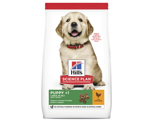 Hrană uscată pentru câini Hill's Puppy Talie Mare cu pui 14,5 kg