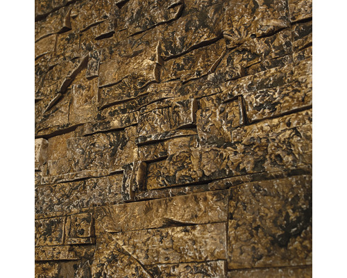 Placare perete cu aspect de piatră pentru interior