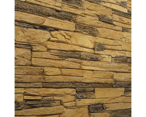 Placare perete cu aspect de piatră