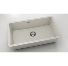 Chiuvetă bucătărie fatgranit cu o cuvă FAT Avangard 232 76x46 cm fără picurător, Light Beige