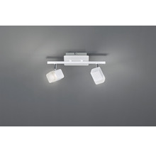 Lumină de plafon cu două spoturi cu design cubic