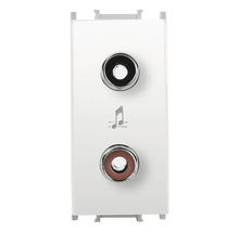 Conector audio pentru montaj pe perete