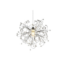 Lumină de plafon cu elemente de cristal