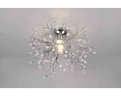 Lumină de plafon cu decorațiuni din cristal