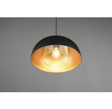 Lampa suspendată cu abajur din plasă metalică