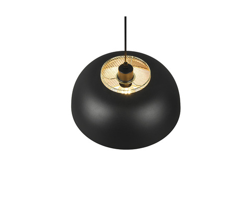 Pendul vintage Punch E27 max. 1x40W Ø350 mm, negru mat | HORNBACH