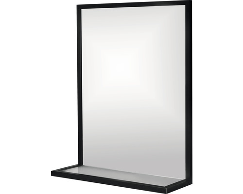 Oglindă dreptunghiulară cu raft