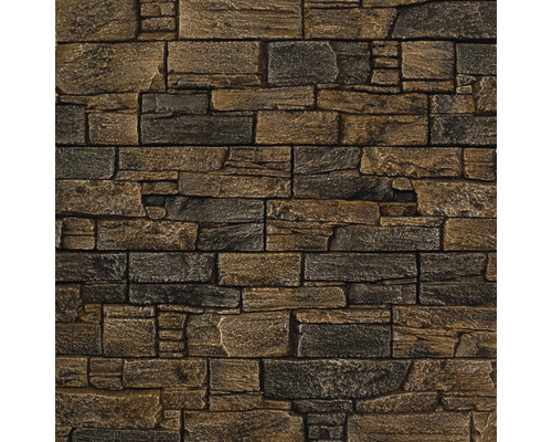 Piatră decorativă Dublin 05, 20x54,5 cm, lemn Prim-plan cu placare de perete cu aspect de piatră