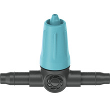 Picurător intermediar Gardena 0-20l/h racord 3/16", plastic negru