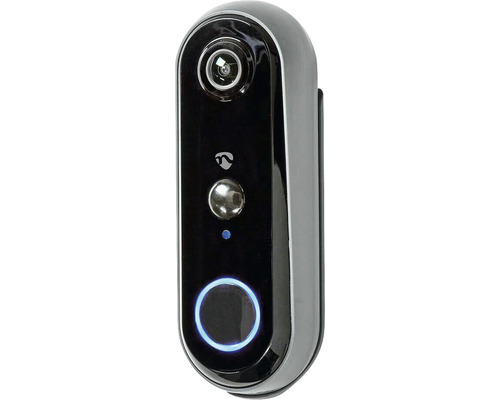 Videointerfon Nedis SmartLife Full HD 1080p 180°, dual audio, conexiune WiFi Sonerie cu cameră video