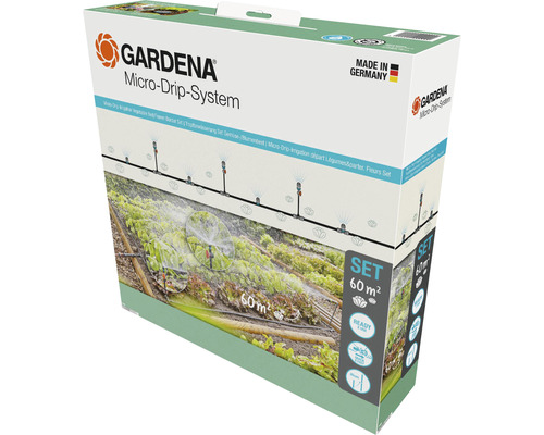 Set Gardena Micro-Drip-System pentru 60 de metri pătrați