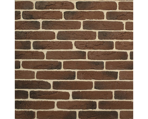 Cărămidă aparentă Old Brick 05, 6,5x29 cm, mix negru-roșu