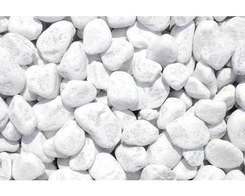 Marmură rotunjită, granulație 40-60 mm, 25 kg, alb Marmură rotunjită, granulație 40-60 mm, 25 kg, alb