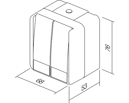Carcasă cutie de comutare cu dimensiuni