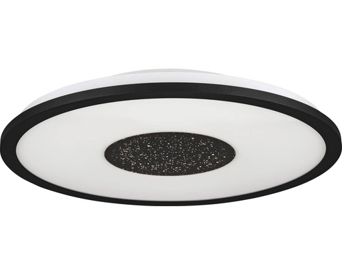 Plafonieră cu LED integrat Marmorata 27W 3400 lumeni Ø45 cm, alb/negru