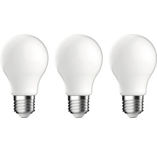Becuri LED Verpackungsdesign E27 4,5W 470 lumeni, glob mat A60, lumină rece CRI90, 3 bucăți