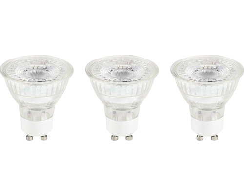Becuri LED spot Verpackungsdesign GU10 4,9W 450 lumeni 230V, lumină caldă CRI90, 3 bucăți Trei becuri LED GU10