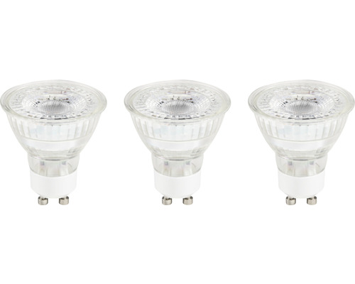 Becuri LED spot Verpackungsdesign GU10 4,9W 450 lumeni 230V, lumină rece CRI90, 3 bucăți Set de trei becuri GU10