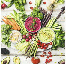 Tablou sticlă Vegetable Cuisine II 30x30 cm