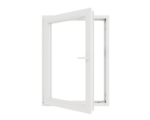 Fereastră dreptunghiulară deschisă cu mâner