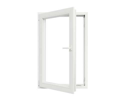 Fereastră oscilobatantă din plastic deschisă