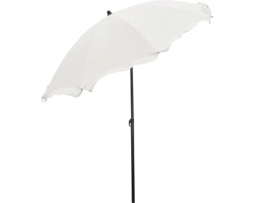 Umbrelă de soare cu tijă metalică și margine ondulată