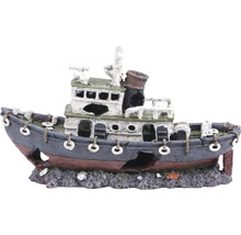 Decorațiune acvariu Epavă pescador 28x18,5x9 cm gri-thumb-0 Decorațiune acvariu Epavă pescador 28x18,5x9 cm gri-thumb-0
