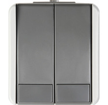 Dozator dublu de săpun pentru montare pe perete