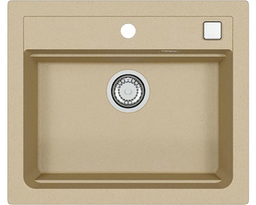Chiuvetă bucătărie granital 1 cuvă ALVEUS Atrox 30 50x59 cm fără picurător Beige Chiuvetă din granit