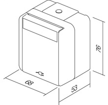 Desen tehnic al unui dispozitiv cu dimensiuni