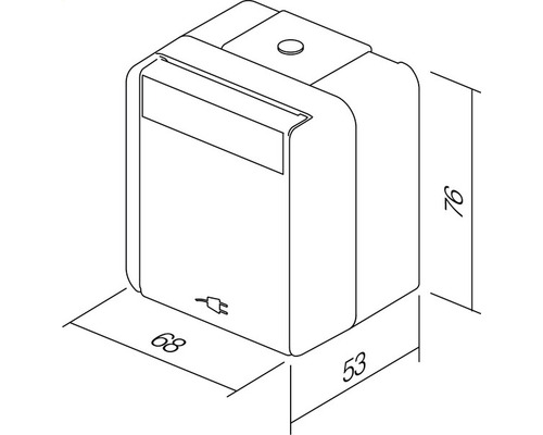 Desen tehnic al unui dispozitiv cu dimensiuni