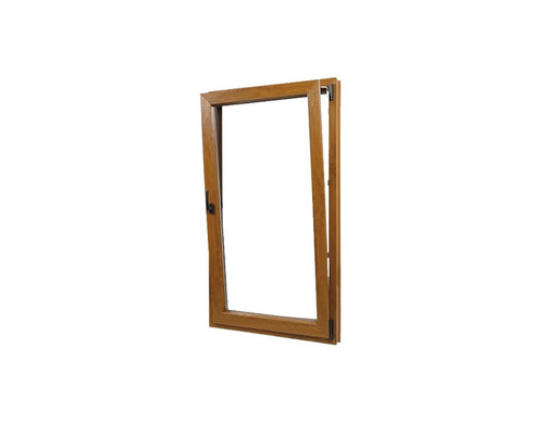 Fereastră din lemn cu funcție de rotire-înclinare deschisă