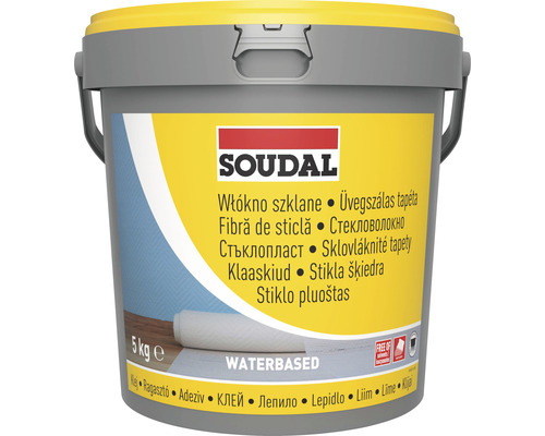 Adeziv pentru tapet din fibră de sticlă Soudal 29A 5 kg Găleată adeziv fibră de sticlă de la Soudal, 5 kg