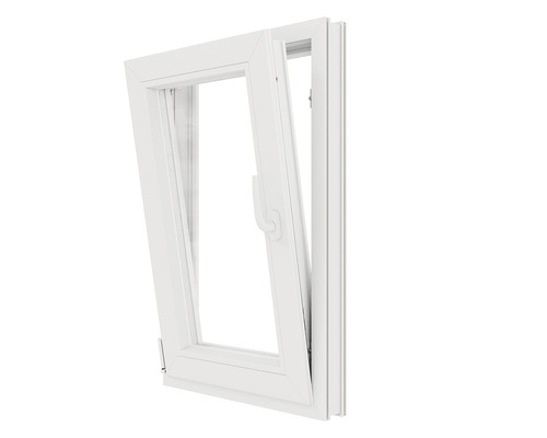 Fereastră din plastic rabatată