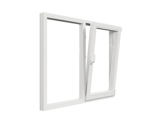 Fereastră din plastic albă cu funcție oscilobatantă