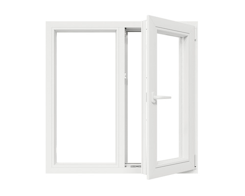 Fereastră din plastic deschisă