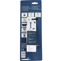Lanternă cu acumulator LED în ambalaj, cu grad de protecție IPX4, port USB tip C, 7,2 V, 4000 mAh și funcție de zoom