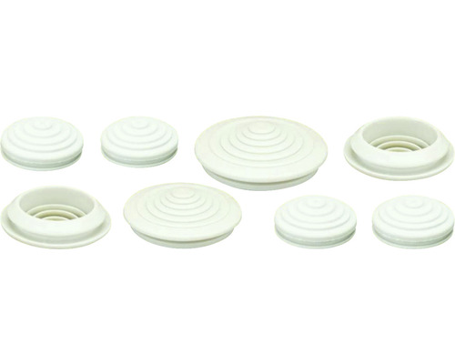 Conuri etanșare doze Pawbol Ø29 mm, pachet 5 bucăți Mai multe glisiere de mobilier din plastic