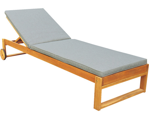 Șezlong plajă grădină Garden Place Lilja lemn | HORNBACH