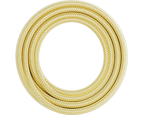 Fir/cablu pentru pendule Calex 2x0,7 mm² 1,5m, înveliș textil, metal/auriu Furtun flexibil de duș din material textil