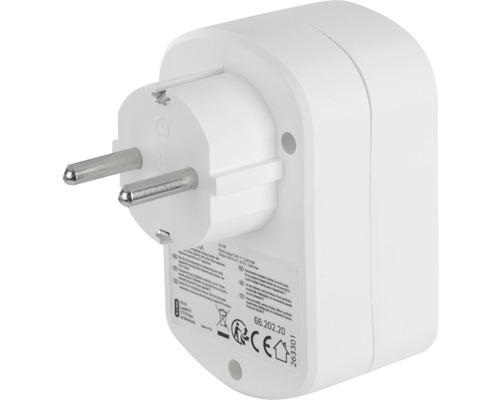 Adaptor de priză alb