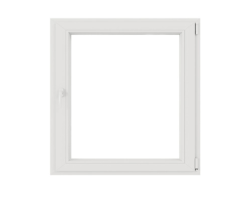 Fereastră PVC termopan 4 camere 90x90 cm albă dreapta deschidere simplă