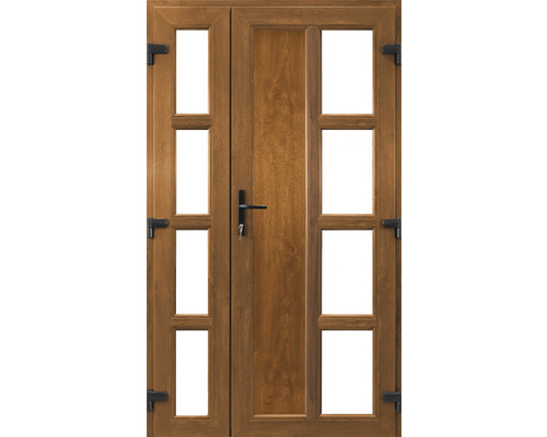 Ușă termopan exterior 02 stejar 120x204 cm stânga Ușă termopan exterior 02 stejar 120x204 cm stânga