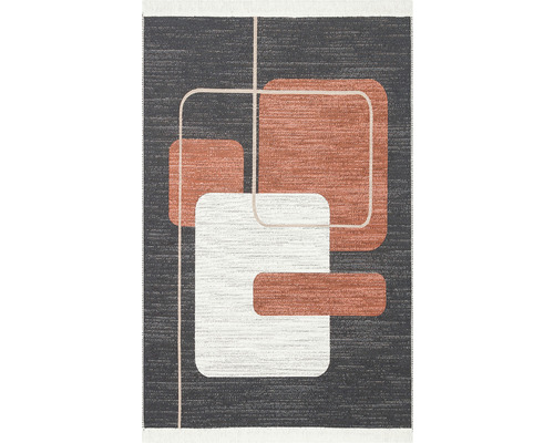 Covor cu model geometric abstract