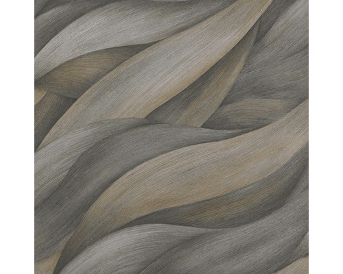 Tapet vlies 10257-10 Casual Chique Waves gri 10,05x0,53 m Tapet cu model ondulat