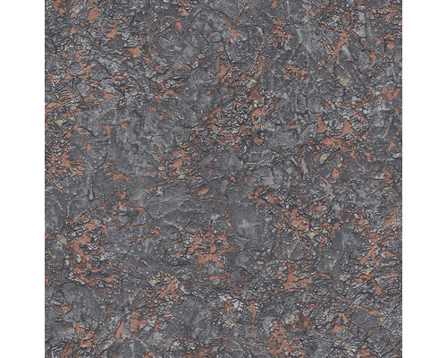 Tapet vlies 10302-15 Focus aspect piatră negru 10,05x0,53 m Prim-plan cu tapet texturat cu efect crăpat