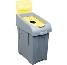 Coș gunoi PROCYCLE 24 pentru colectare selectivă plastic cu capac dedicat 50 l-thumb-0